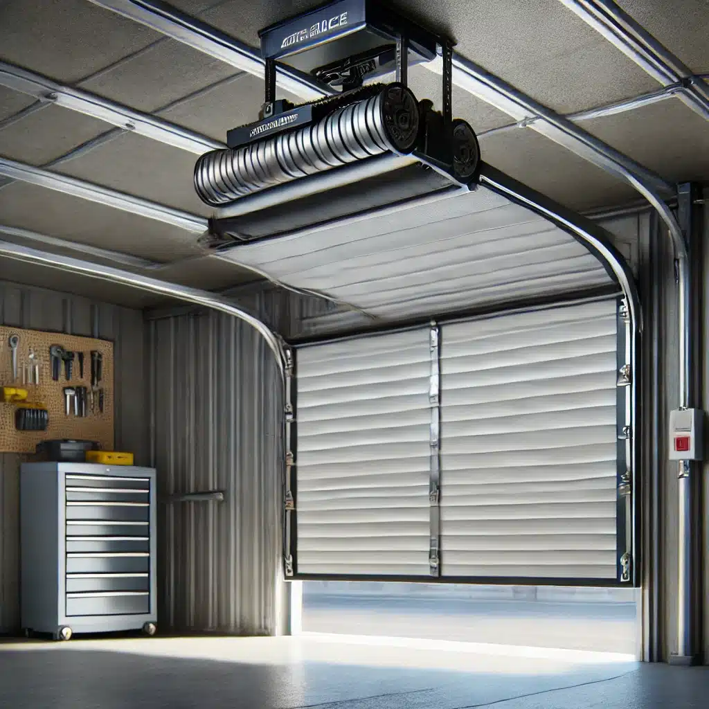 garage door opener for roll up door