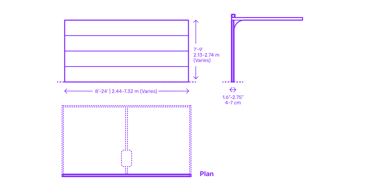 overhead door sizes in New Braunfels, TX